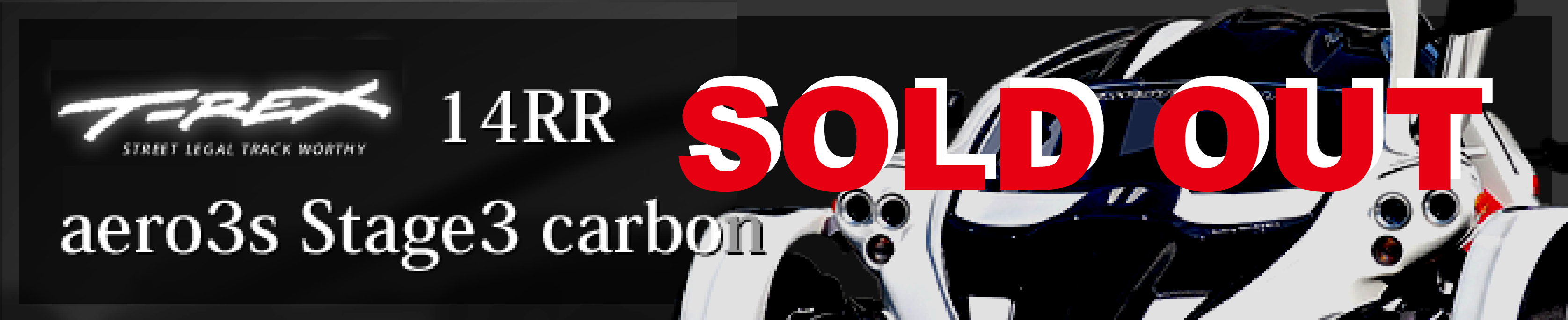 T-REX 14RR aero3s Stage3 carbon（T-REX 14RR エアロ3S ステージ3 カーボン フルコンプリート）