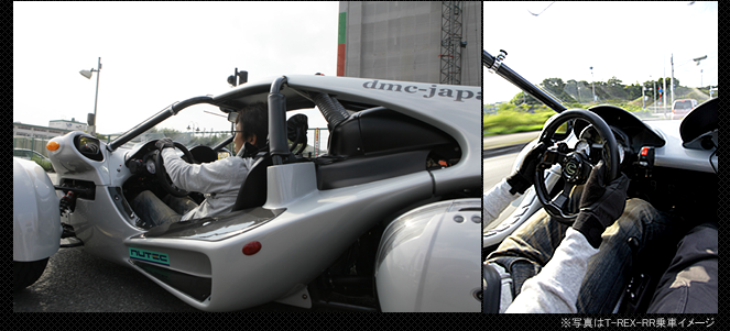 T-REX14R　目線の低さはF1同様